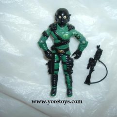 1989 Hasbro Gi Joe Cobra Night-Viper Figure Includes Black Rifle